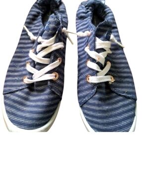 Tommy Bahama Navy Striped Women's Shoes